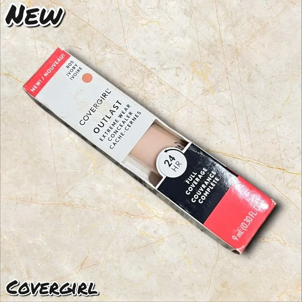 NEW CoverGirl Outlast Extreme Wear Concealer – ivory 805 (0.30 fl oz)